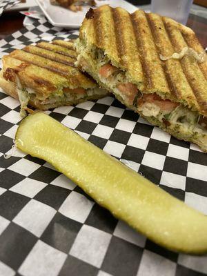 Chicken pesto panini