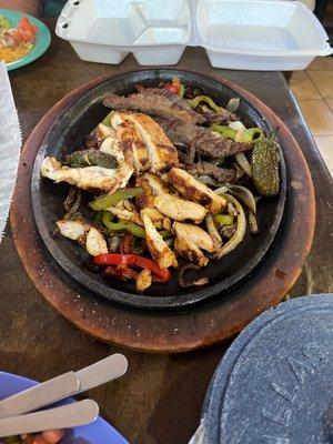 Fajitas for two.