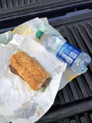 Subway Club & water $9.40