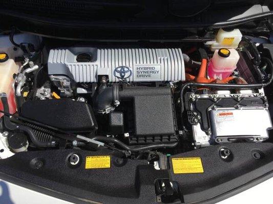 Meticulously clean engine