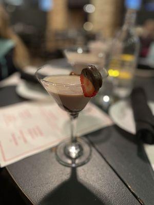 Chocolate covered Strawberry Martini