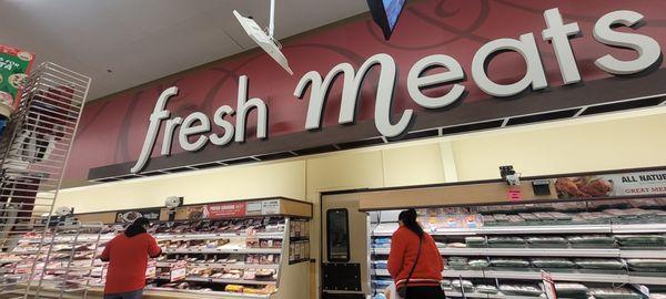 Fresh meat section