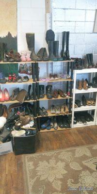 We have shoes!!! Of all different kinds and sizes!