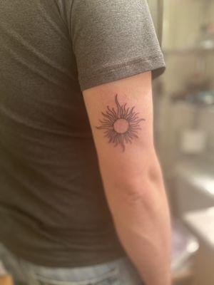 Sun tattoo