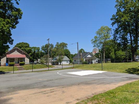 Basketball court at Academy Street Park, Mooresville