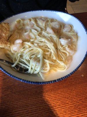 Endless Shrimp deal - Shrimp Linguini Alfredo