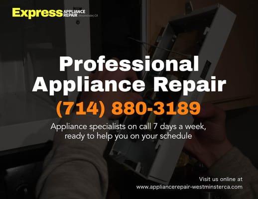 Express Appliance Repair of Westminster, (714) 880-3189
 www.appliancerepair-westminsterca.com