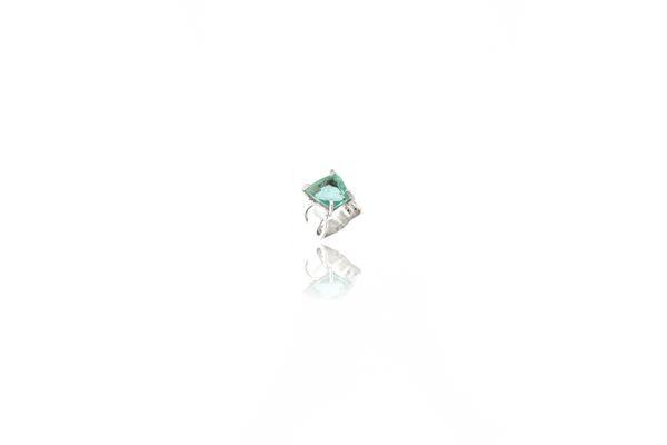 Green Mint Ring set in Sterling