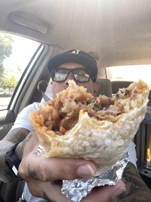 Carnitas burrito