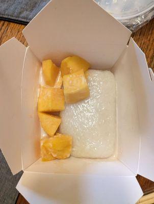 Mango sweet sticky rice