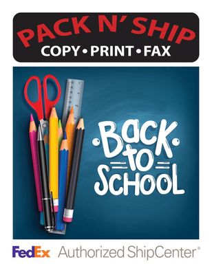 This years school supplies list is out and we can fulfill it!!!! Come on down and support your local business.