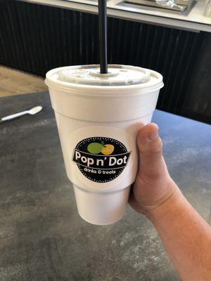 Diet Dr. Pepper with lime and vanilla.