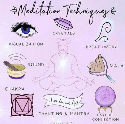 A Preview of Some Healing Meditation Techniques I Offer