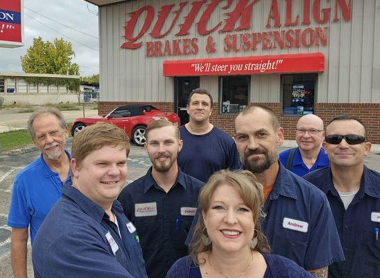 QuickAlign has a great team of ASE certified technicians