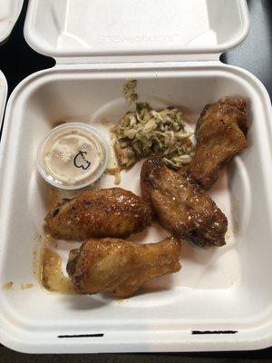 Honey Pecan and Spicy Lemon Pepper Wings