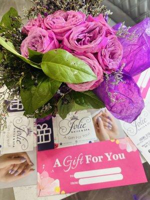 Mother Day's Gift Cards are available