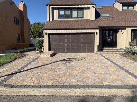 Paver driveway