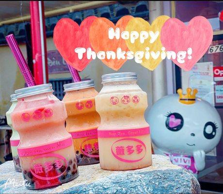 Happy Thanksgiving! 2020 is the year to thanks for who love  ViVi Bubble Tea Chicago!