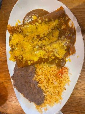 Enchilada plate