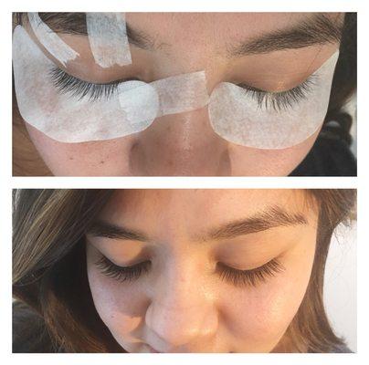 Eyelashes extensions