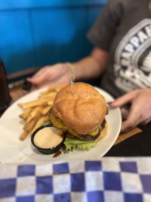 Bacon jam burger