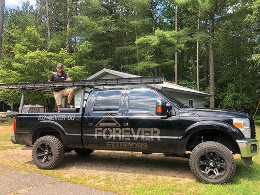 Production Manager and his new truck