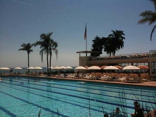 50 meter pool with diving board