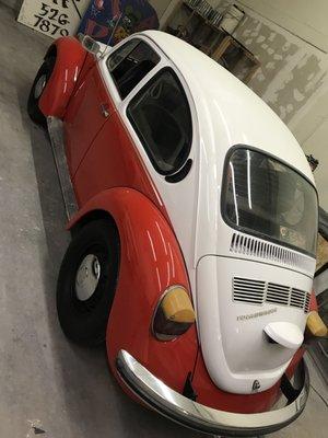 '71 Super Beetle complete paint job