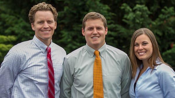 Adam Cramer DDS, Ryan Bond DDS, and Megan Bond DDS