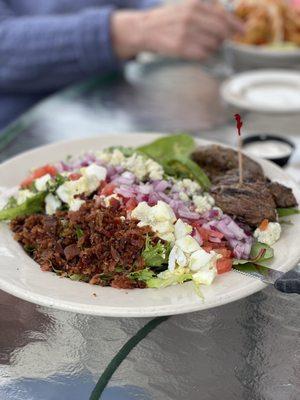 Cobb Salad with steak tips