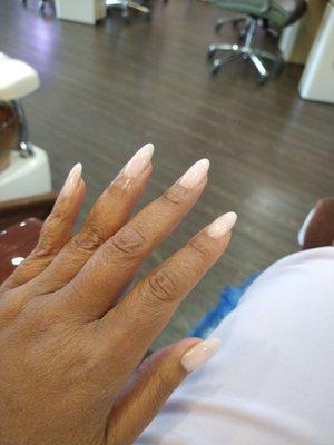 Beautiful nails by Mrs Natalie..... Extremily grateful. Sharine