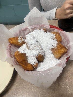 Bite size beignets