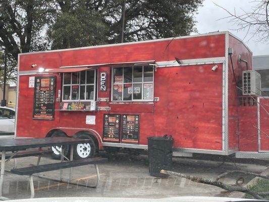 The Taco Amigos food truck.  Friendly staff