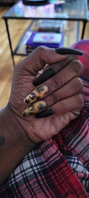 Disregard the flannel...lol...but the nails hit!