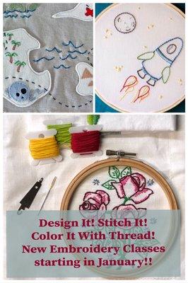 Hand Embroidery Classes