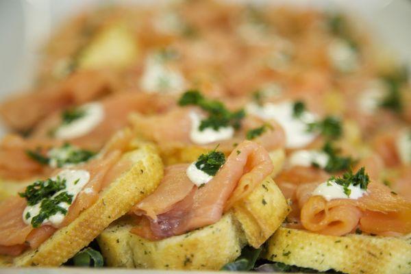 Smoked Salmon Crostini