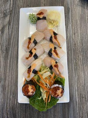 Custom order of Thai Lucky Special Sushi