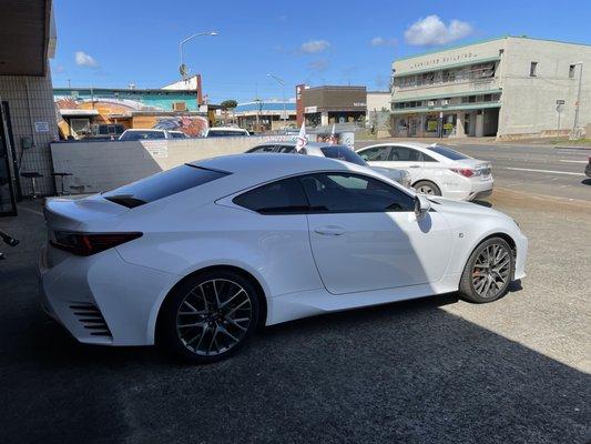 Lexus RC tint