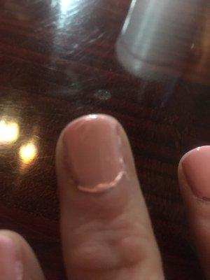 All the nails were bad, not just this one