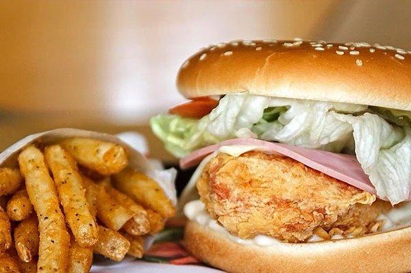 Seasoned fries and chicken sandwich made to order fresh, fried perfectly