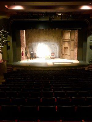 A view of the stage after the show @ Lansburgh Theatre