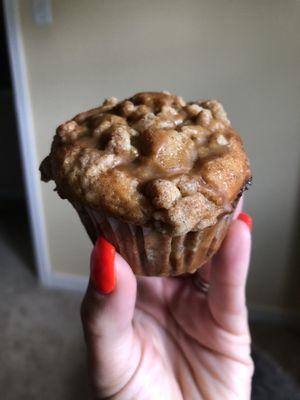 Coffee cake muffin