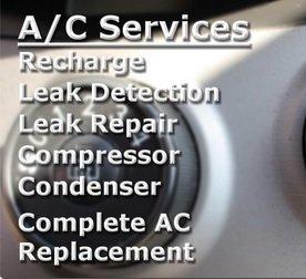 A/C repairs done right here & done right!