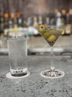 Extra Dirty Tito's Martini