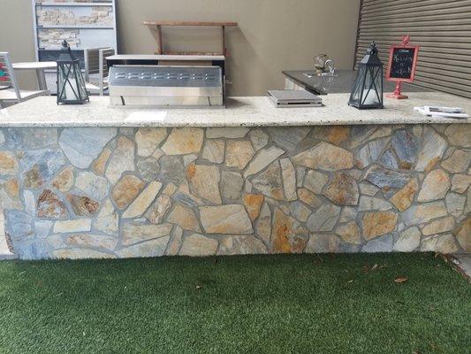 Flagstone Outdoor Kitchen