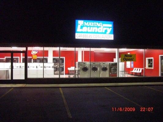 Caribbean Coin Laundry Madisonville! Hopkins county's nicest! Featuring machines of all sizes! Open 6 am till 10 pm