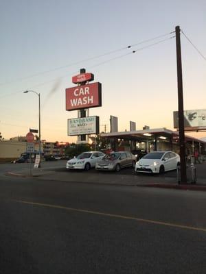 Came in @ 5pm right when they were closing but they still  washed my car for me!