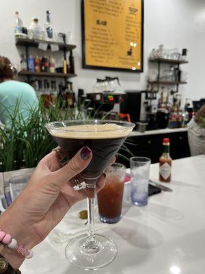 Whiskey espresso martini