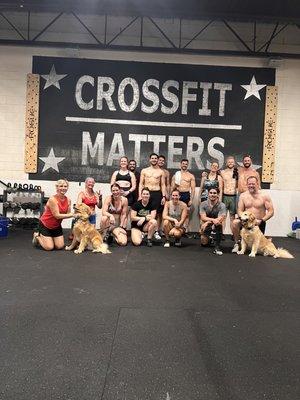 Our before WOD pic!