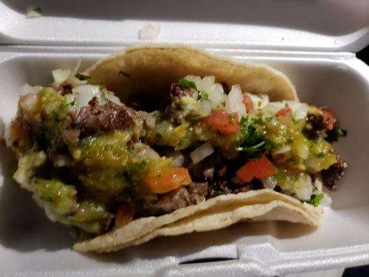 Carne Asada taco